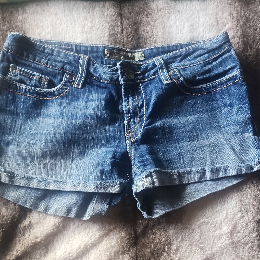 Women's Blue Denim Shorts